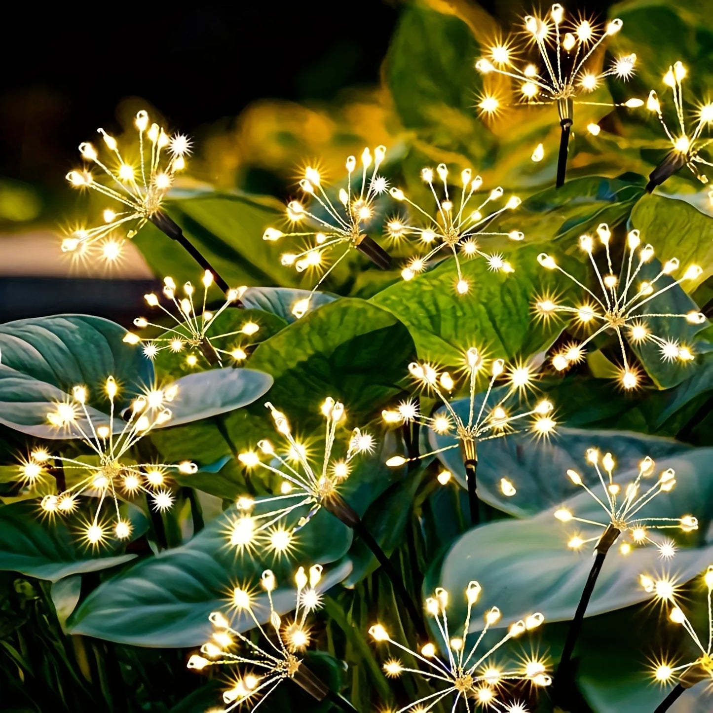 New Outdoor Solar Firework Lights | IP65 Waterproof-2 Modes Switching | Suitable for Patio, Yard, Path, Garden, Christmas Decor