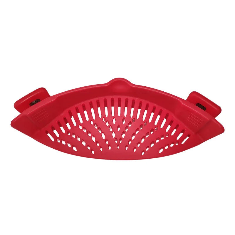 Universal Silicone Pot Edge Drainer Kitchen Clip-on Pan Pot