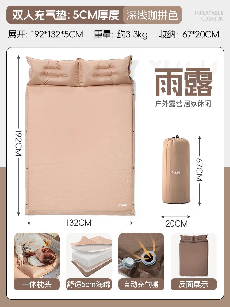 Outdoor Adult Inflatable Bed Camping Portable Folding Lounge Inflatable Bed Comfortable Relax Divano Gonfiabile Furnitures