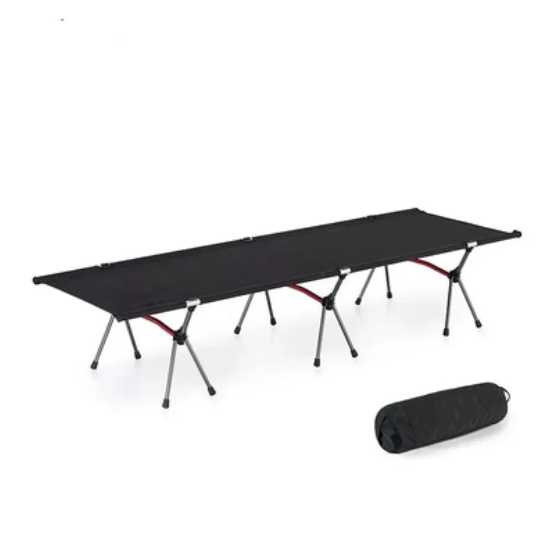 Camping Cot Outdoor Exquisite Camping Folding Bed Lightweight and Portable Car Picnic High and Low Dual-use Durable Marching Bed