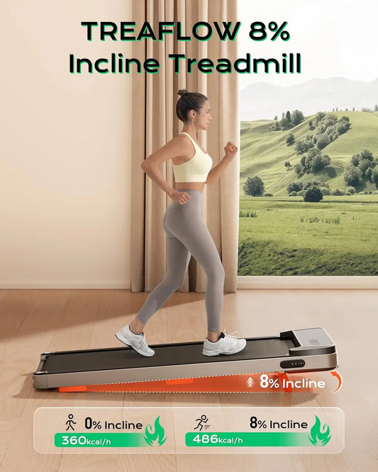 Walking Pad,Treadmill with Incline for Home Office