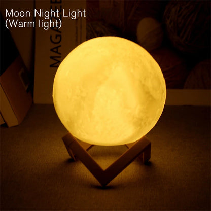 LED Moon Galaxy Night Light