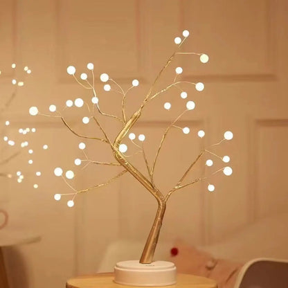 USB/Battery Powered Bonsai Cherry Blossom Table Tree Night Light