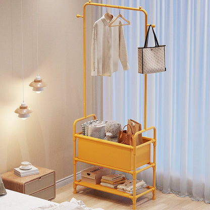 Indoor Floor Standing Clothes Drng Ra Bedroom Balcony Overnight Clothes Storage Holder Small Size Dormi Rent