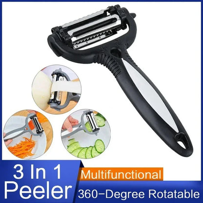 New Multifunctional 360 Degree Rotary Peeler Kitchen Tool