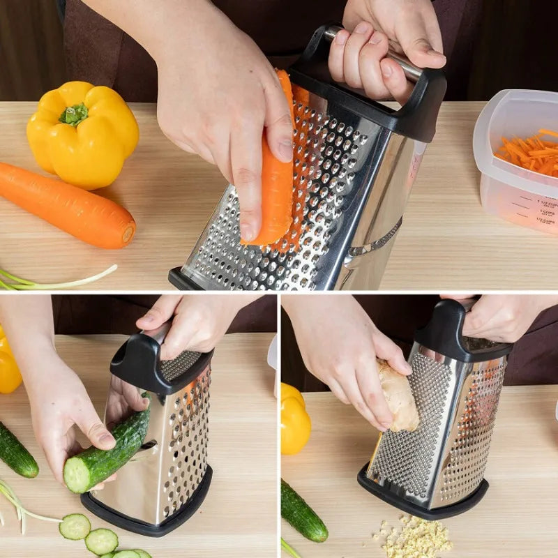 4-Sided Multifunctional Planer Carrot Potato Vegetable Cutter Kitchen Tool