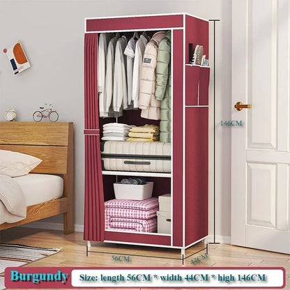 Portable Dustproof Wardrobe with Large Capacity