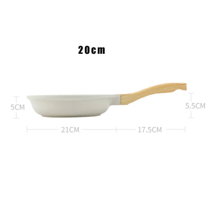 Durable Frying Pan Wok Pan Non-stick Ceramic Pot Induction Gas Stove