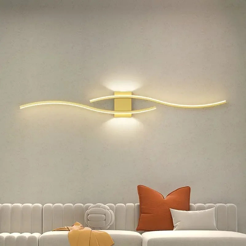 LED Wall Lamp Long Strip Modern Sconce