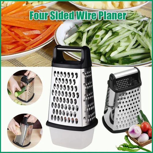 4-Sided Multifunctional Planer Carrot Potato Vegetable Cutter Kitchen Tool