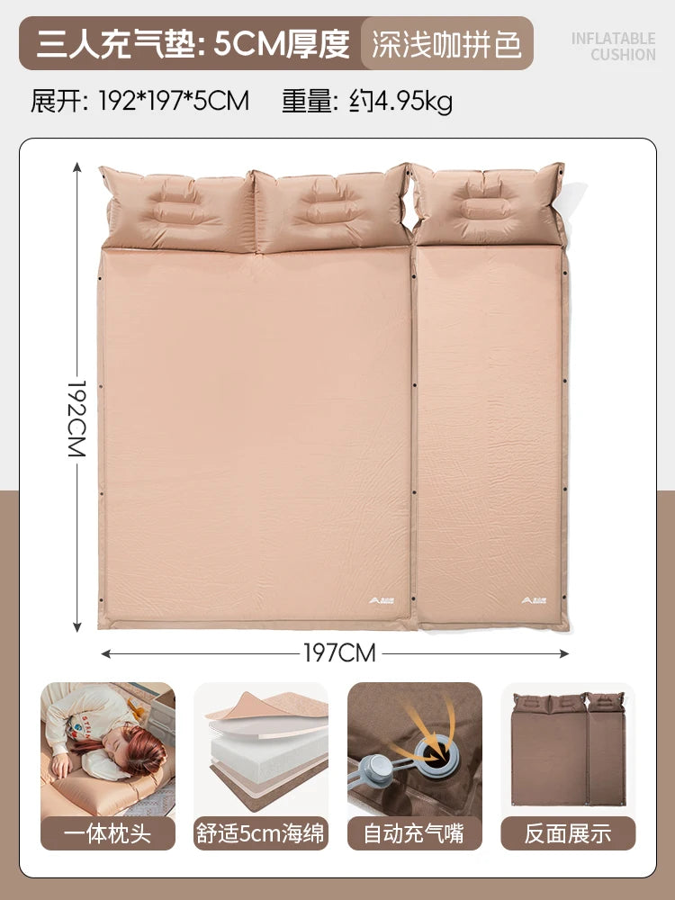 Outdoor Adult Inflatable Bed Camping Portable Folding Lounge Inflatable Bed Comfortable Relax Divano Gonfiabile Furnitures