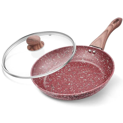 KOCH SYSTEME CS 12" Red Granite Non-Stick Frying Pan