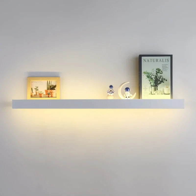 Bedroom Headboard Shelf Wall Light Nordic Modern Simple Long Strip Living Room Home Decor LED Lights Sofa Background Wall Lamp