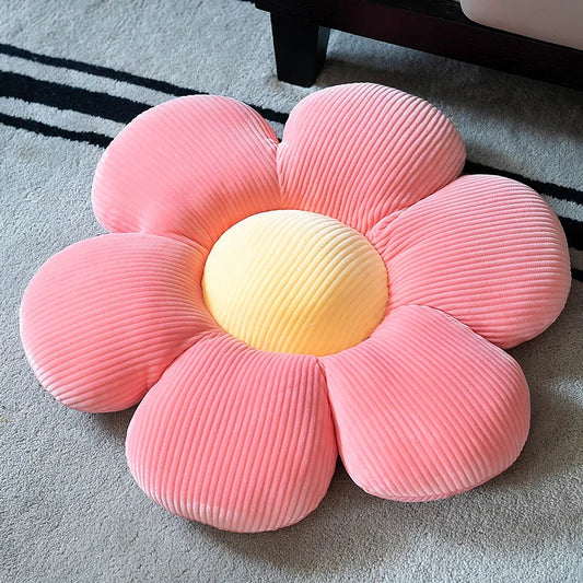 Stuffed Six-Petal Flower Cushion