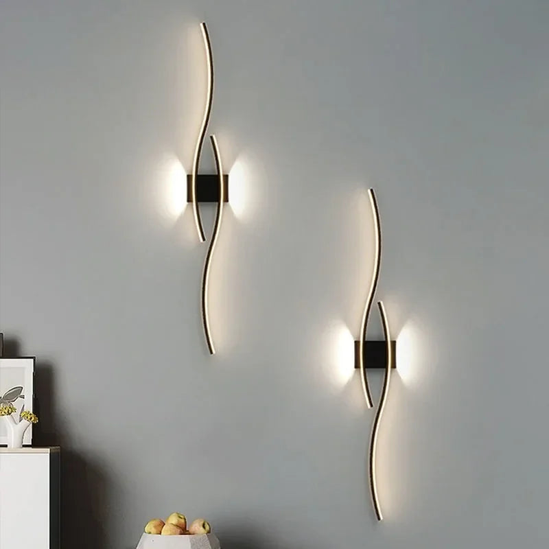 LED Wall Lamp Long Strip Modern Sconce