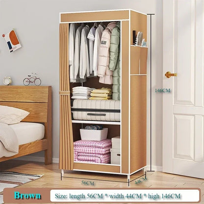 Portable Dustproof Wardrobe with Large Capacity