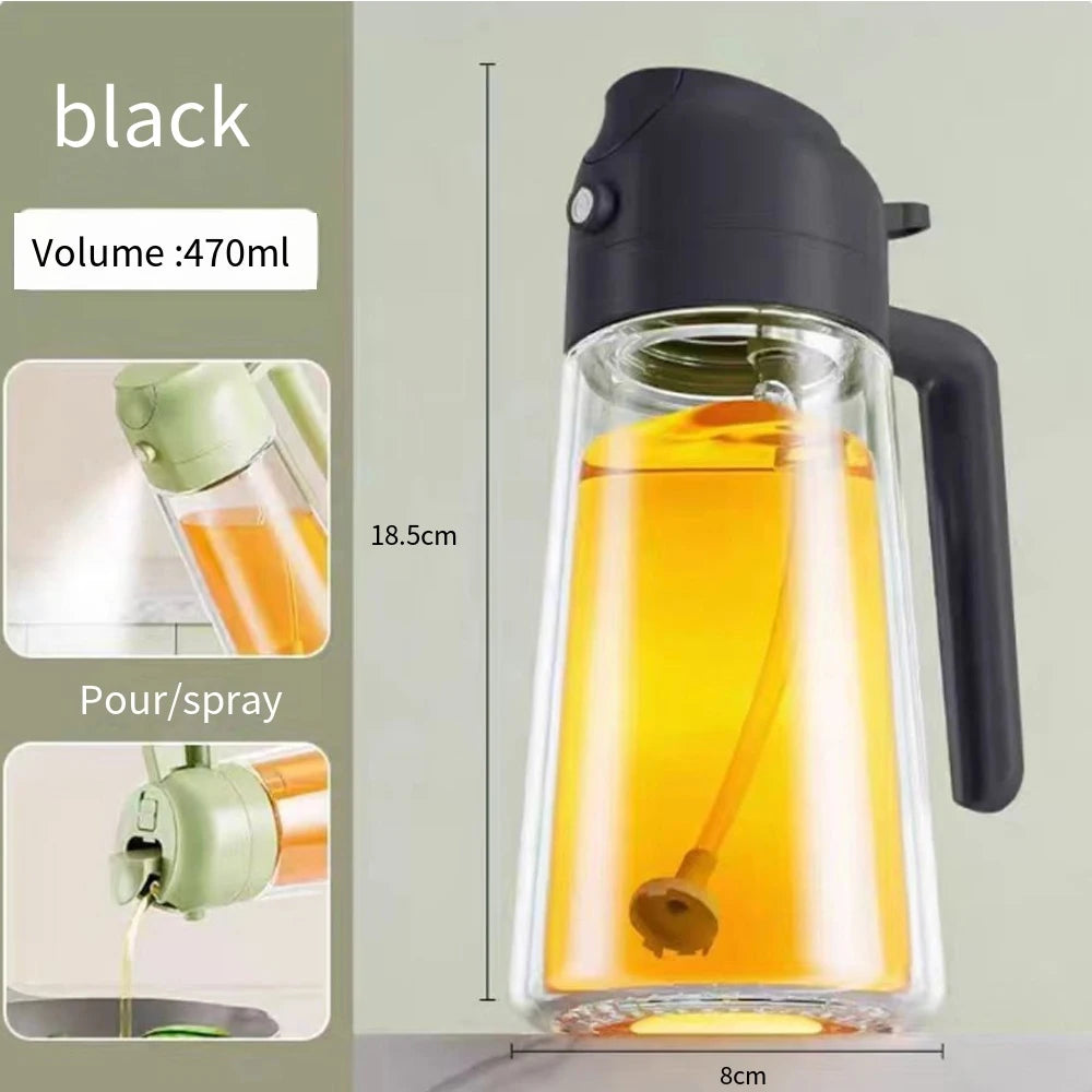 Glass Oil Spray Bottle Dispenser