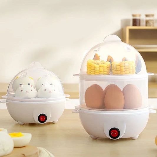 Multifunctional Double-Layer Egg Boiler