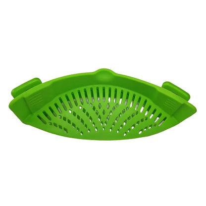 Universal Silicone Pot Edge Drainer Kitchen Clip-on Pan Pot