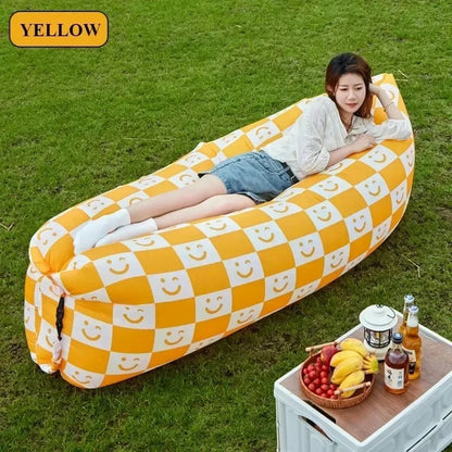 Outdoor Inflatable Sofa Inflatable Soft Comfortable Sofa Camp Picnic Multi Scene Lying Down Sofa Soft Portable Load Bearin Sofa