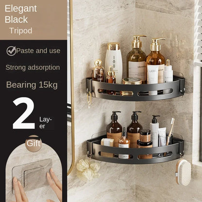 No-Punch Bathroom Shampoo Holder