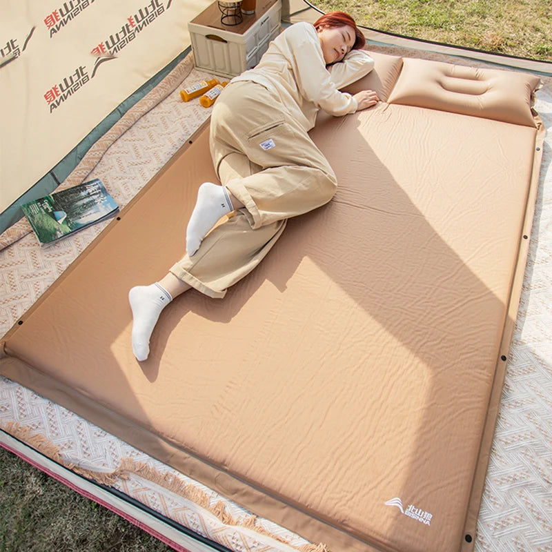 Outdoor Adult Inflatable Bed Camping Portable Folding Lounge Inflatable Bed Comfortable Relax Divano Gonfiabile Furnitures