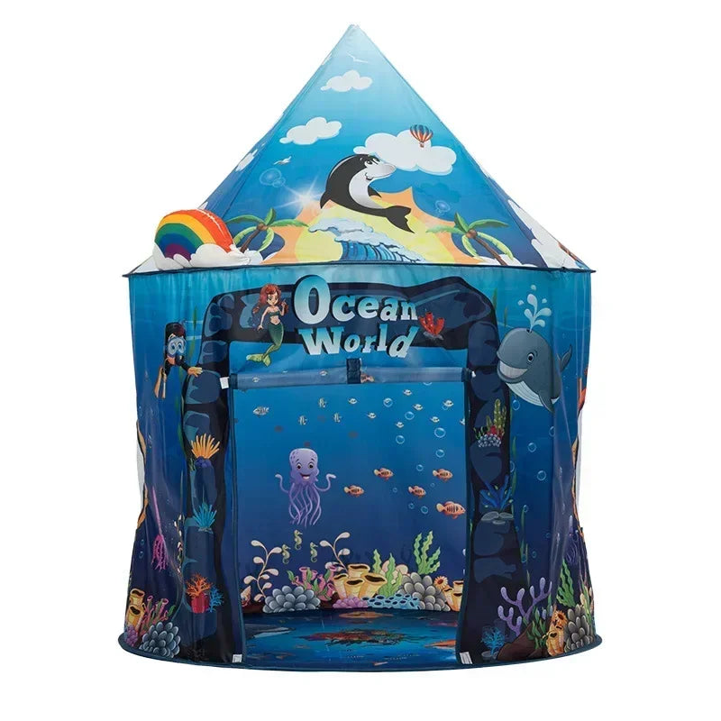 Outdoor Kid Tent Space Kids Play House Children Tente Enfant Portable Baby Play House Toys Kids Space Play House Toys Kids Gifts