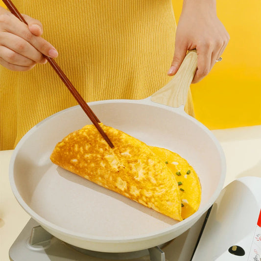 Durable Frying Pan Wok Pan Non-stick Ceramic Pot Induction Gas Stove