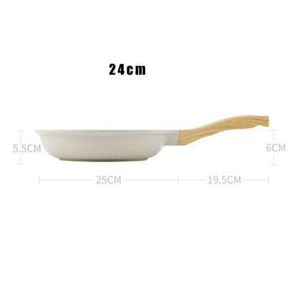 Durable Frying Pan Wok Pan Non-stick Ceramic Pot Induction Gas Stove
