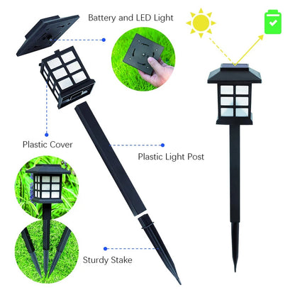 2-Pack Solar Pathway Lights