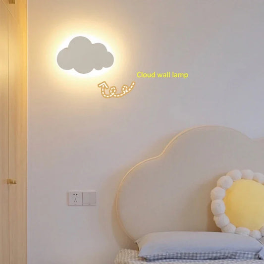Baby Room Bedroom Lamps Modern LED Indoor Wall Lamp For Children's Bedroom Attic Creative Warm Decoration Furniture wall lights