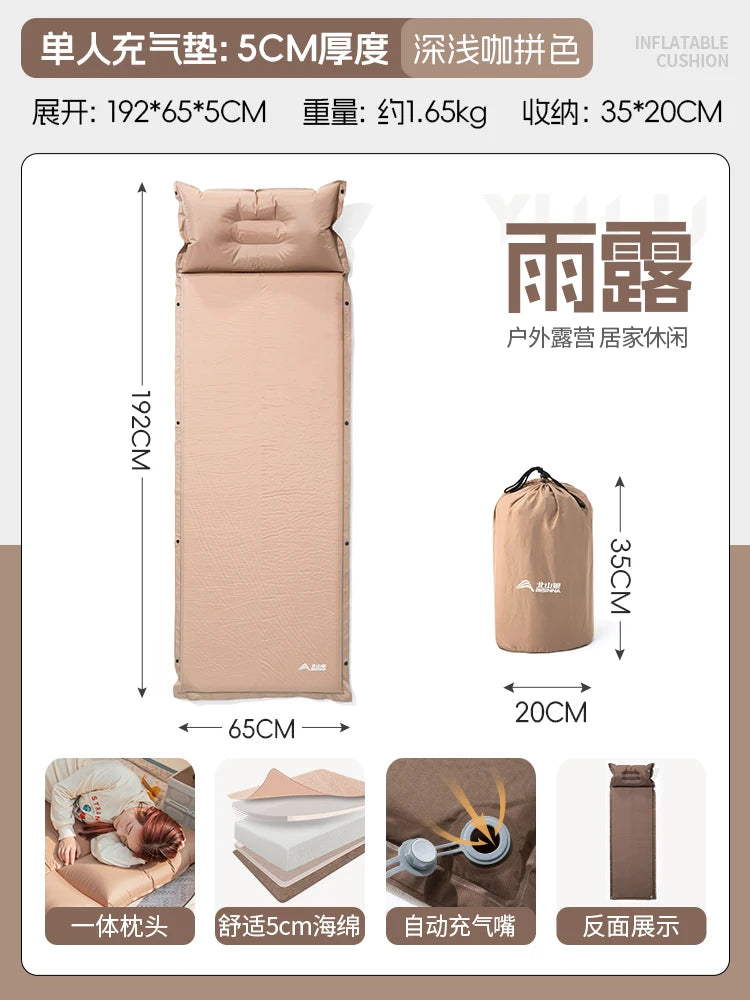 Outdoor Adult Inflatable Bed Camping Portable Folding Lounge Inflatable Bed Comfortable Relax Divano Gonfiabile Furnitures