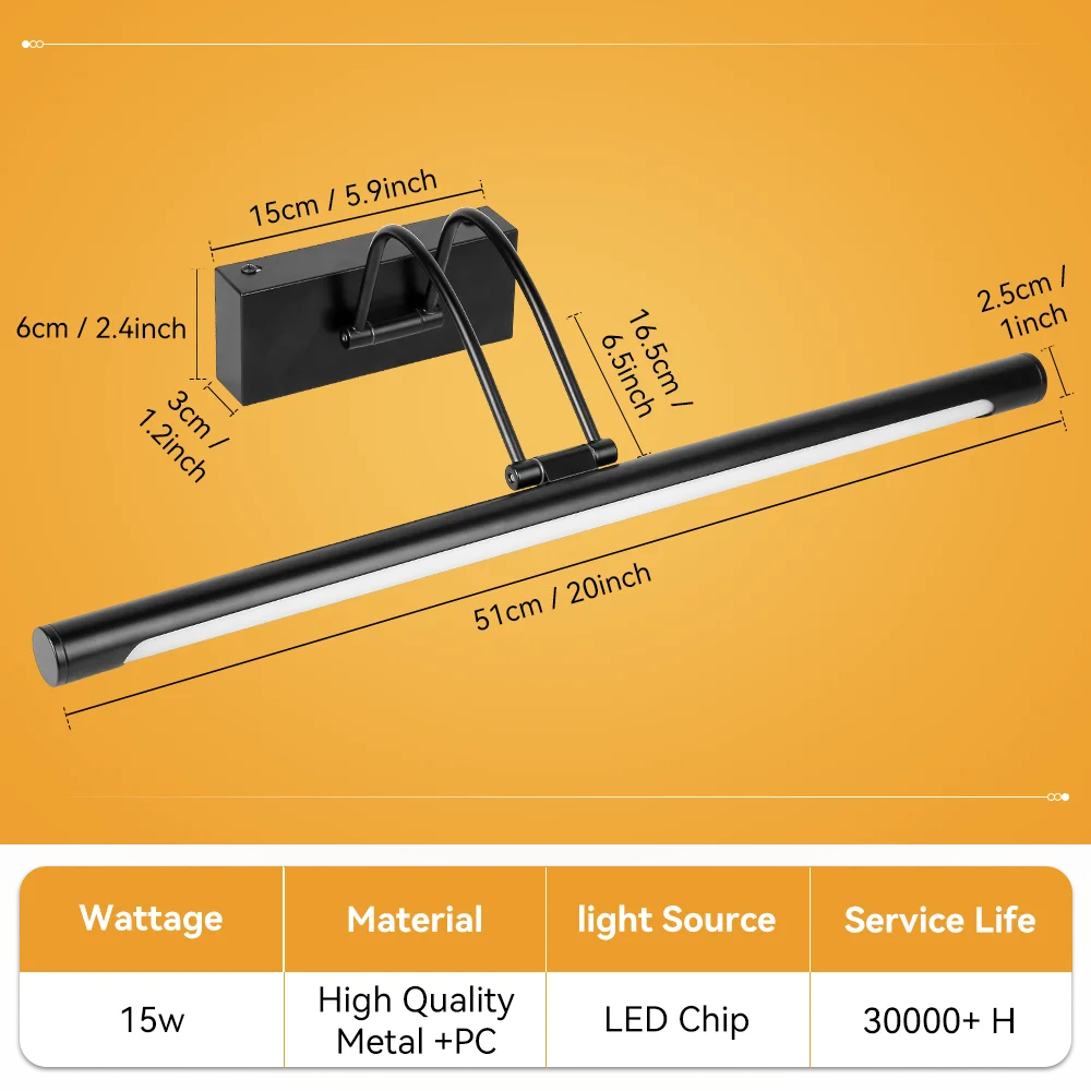 Wall Lamp Bathroom Mirror Light Led Waterproof For Make-up Modern Home Decoration Indoor Vanity Mirror Lamp Wash Basin Lighting