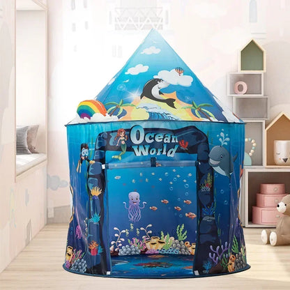 Outdoor Kid Tent Space Kids Play House Children Tente Enfant Portable Baby Play House Toys Kids Space Play House Toys Kids Gifts