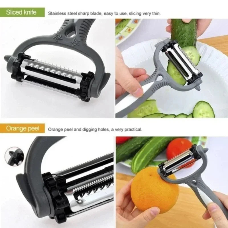 New Multifunctional 360 Degree Rotary Peeler Kitchen Tool
