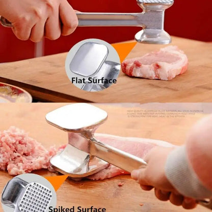 Stainless Steel Meat Tenderizer Hammer Mallet