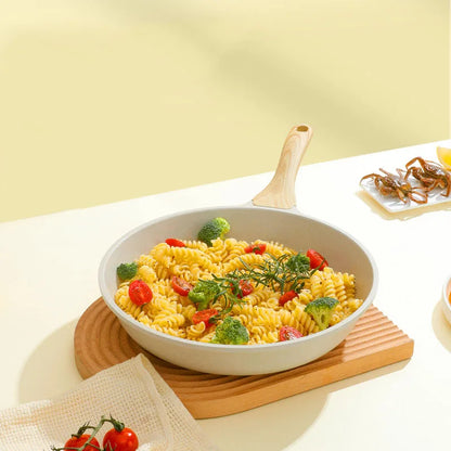Durable Frying Pan Wok Pan Non-stick Ceramic Pot Induction Gas Stove