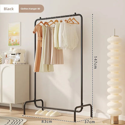 Indoor Floor Standing Clothes Drng Ra Bedroom Balcony Overnight Clothes Storage Holder Small Size Dormi Rent