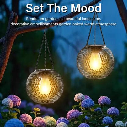 Solar Lantern Outdoor Upgraded Solar Lights for Outside Decorative Outdoor Hanging Lights Waterproof Solar Lanterns