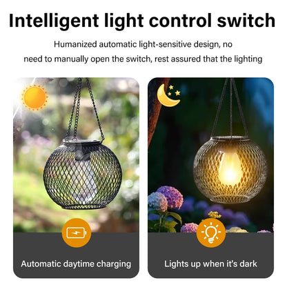 Solar Lantern Outdoor Upgraded Solar Lights for Outside Decorative Outdoor Hanging Lights Waterproof Solar Lanterns