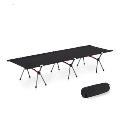 Camping Cot Outdoor Exquisite Camping Folding Bed Lightweight and Portable Car Picnic High and Low Dual-use Durable Marching Bed