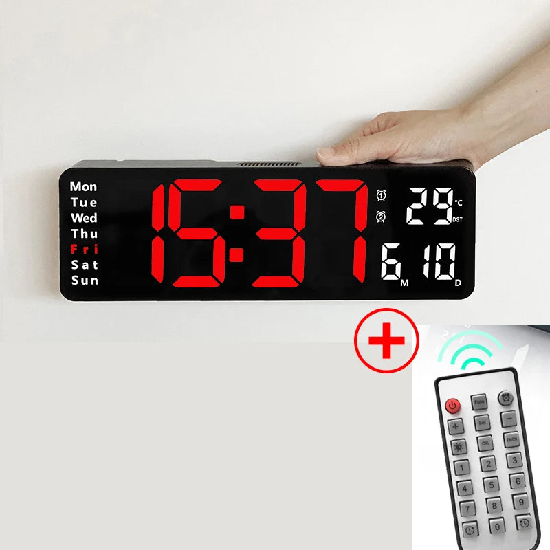 Smart Mute LED Wall Clock