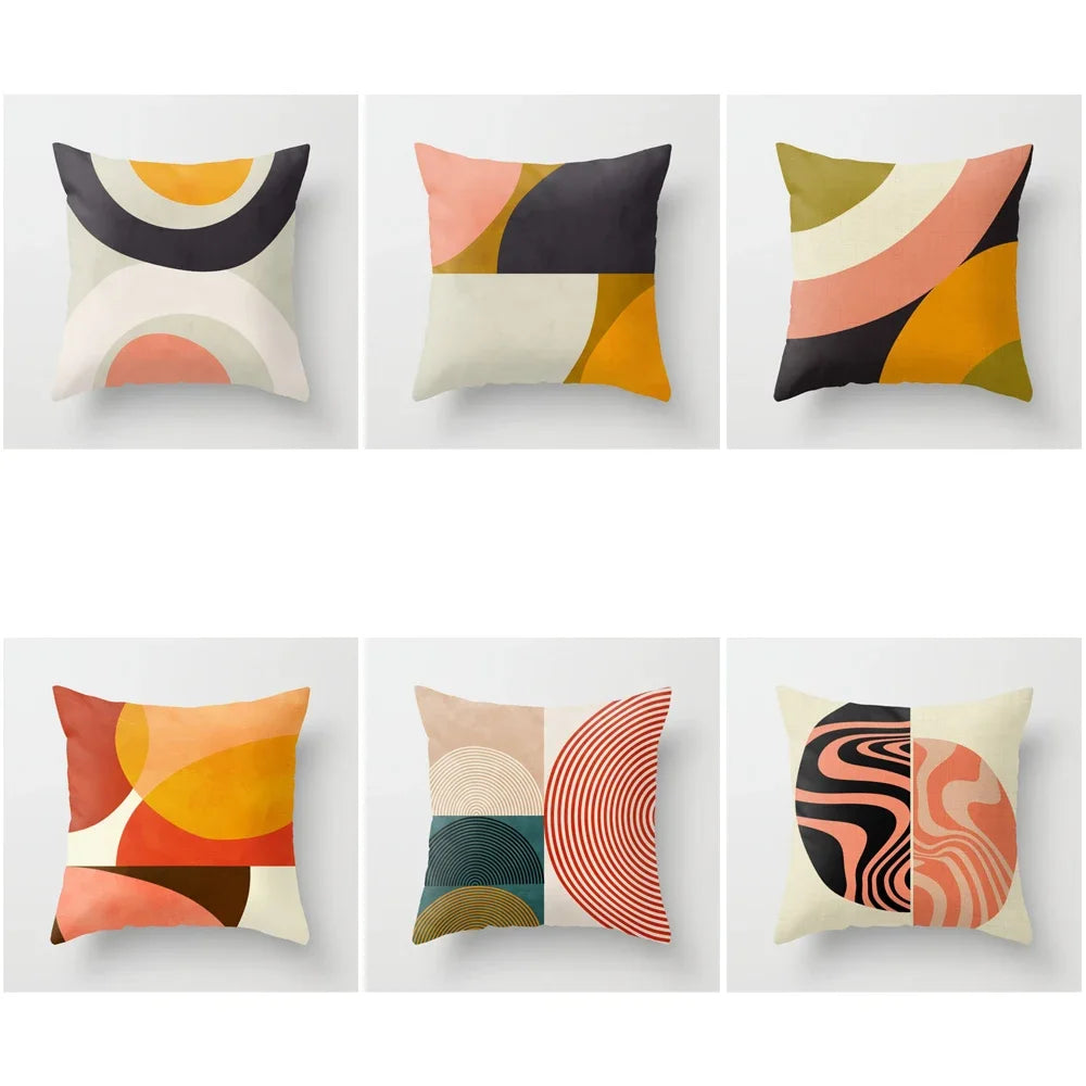 Bedroom Living Room Abstract Pattern Pillowcase Home Decor Sofa Cushion Cover