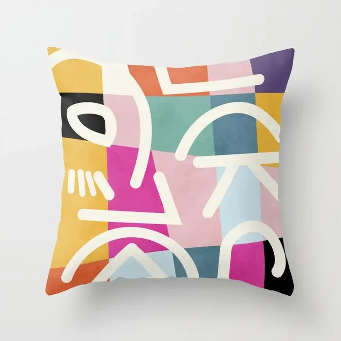 Bedroom Living Room Abstract Pattern Pillowcase Home Decor Sofa Cushion Cover