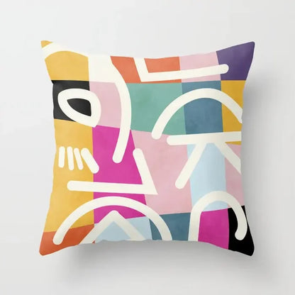 Bedroom Living Room Abstract Pattern Pillowcase Home Decor Sofa Cushion Cover