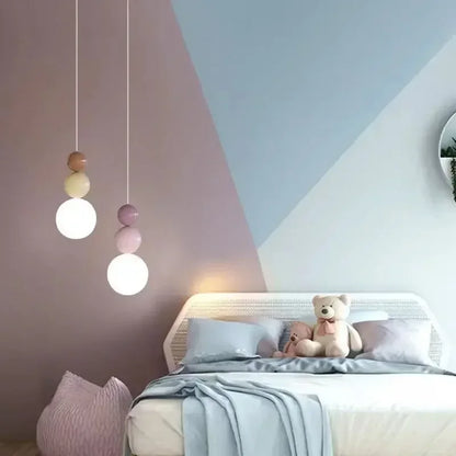 Living Room Dining Room Line Small Chandelier Nordic Cream Wind Bedside Bedroom Porch Modern Study Pendant Lights