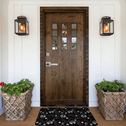 Bedroom Mat Optometry On Black Doormat Living Room Carpet Balcony Rug Home Decor