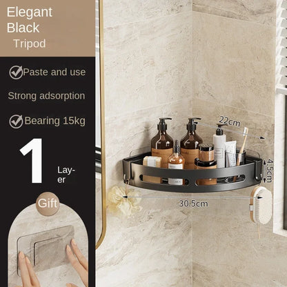 No-Punch Bathroom Shampoo Holder