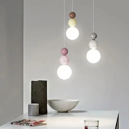Living Room Dining Room Line Small Chandelier Nordic Cream Wind Bedside Bedroom Porch Modern Study Pendant Lights