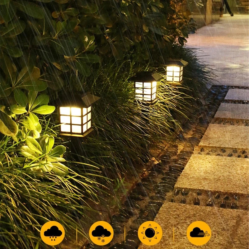 2-Pack Solar Pathway Lights